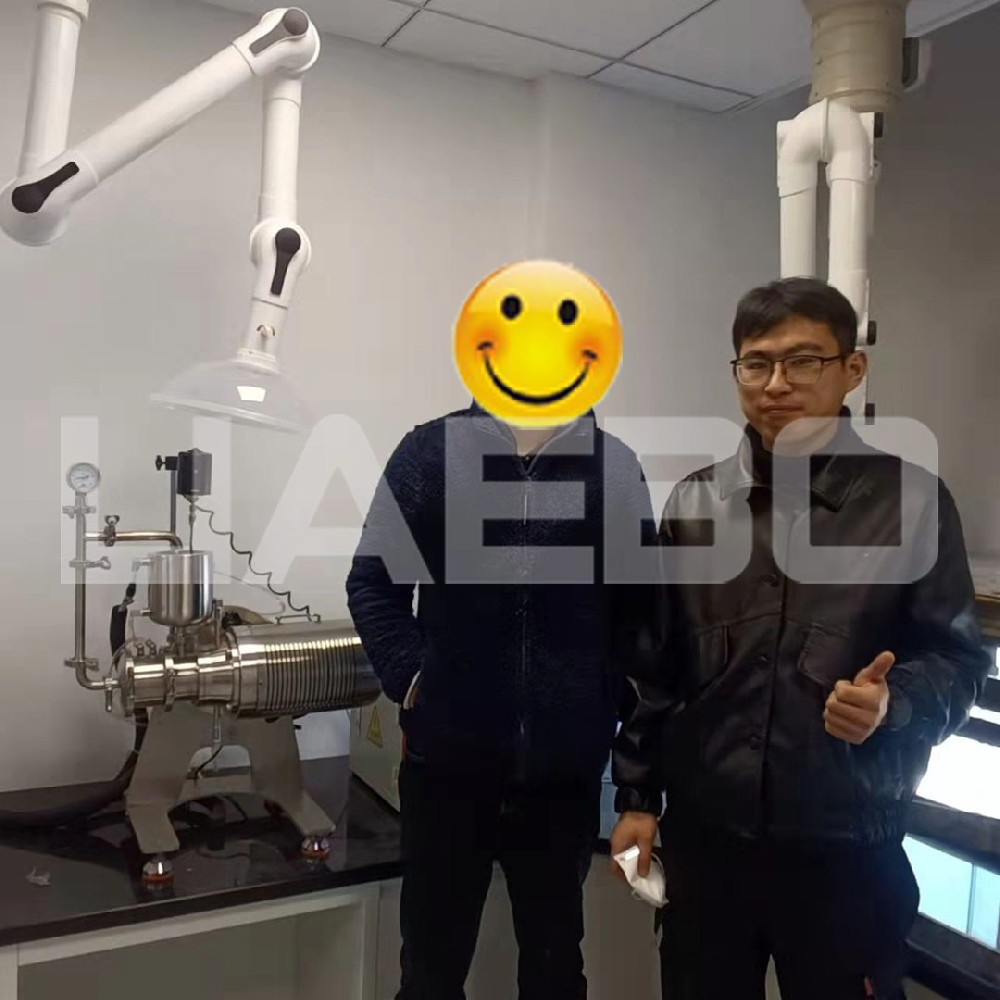 長三角某研究所0.2L砂磨機調試成功