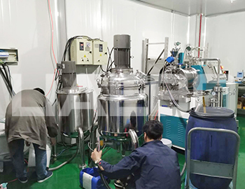 浙江某染料公司現場調試