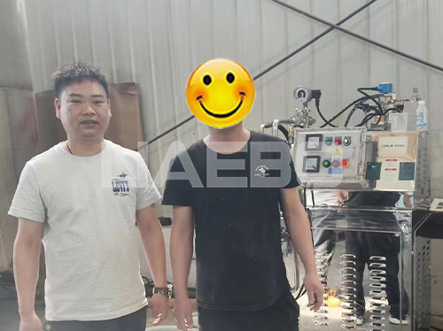 沈陽某公司10L棒塊陶瓷砂磨機項目調試成功