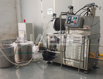 安徽某有限公司25L砂磨機調試成功