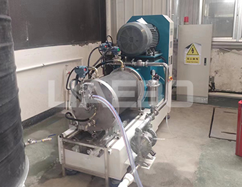 湖南某新材料有限公司2臺30L砂磨機、1臺60L砂磨機調試成功