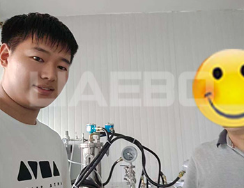 重慶某涂料有限公司5L砂磨機、0.5L砂磨機調試成功