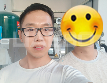 中山市某新材料有限公司15L砂磨機調試成功