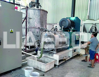 廣西某陶瓷漿料企業300L磨砂機