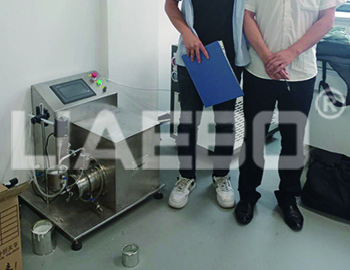 河南某研究所（納米材料）0.3L實驗室砂磨機