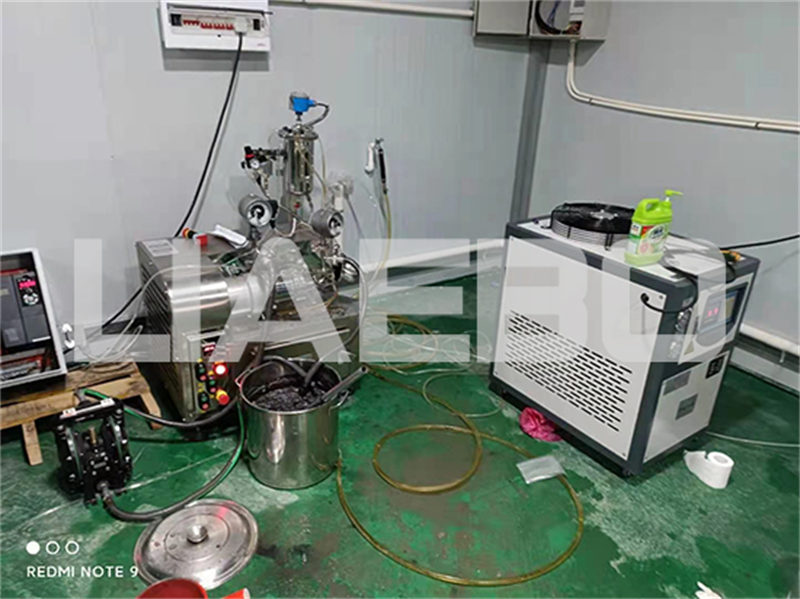 0.5L實驗室納米砂磨機炭黑1μm